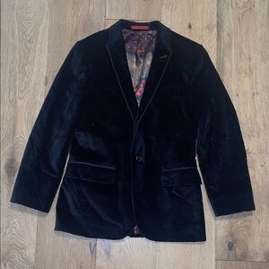 Ted baker women’s  Black Velvet Blazer size 2 business party jacket
